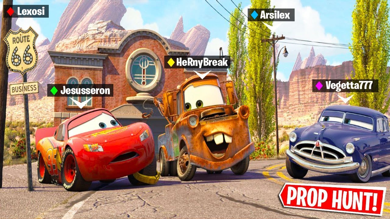 Nuevo Modo de Juego *PROP HUNT*  en CARS y el AREA 51 | FORTNITE Minijuegos HERNY