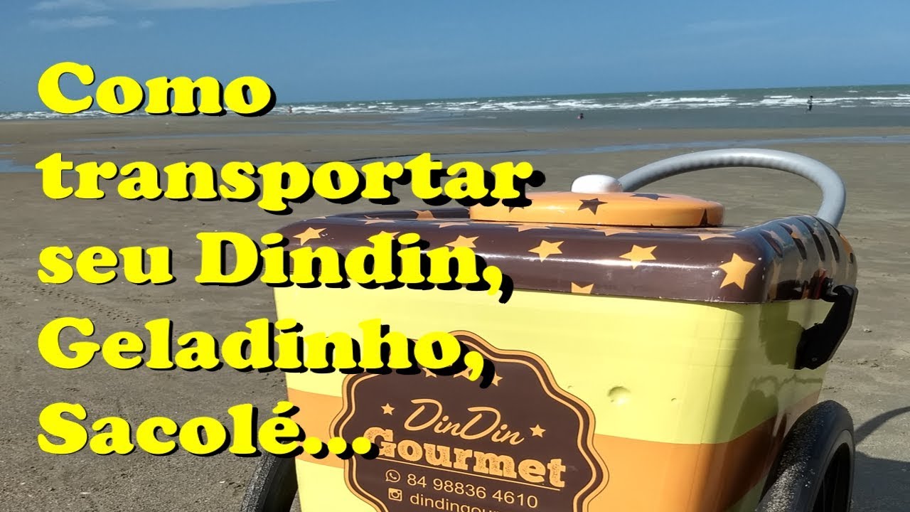 Como transportar o Dindin, Sacolé, Chopinho, Geladinho.