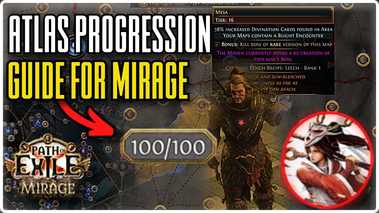 How to Progress your Atlas in 3.28 Mirage League - Path of Exile 1