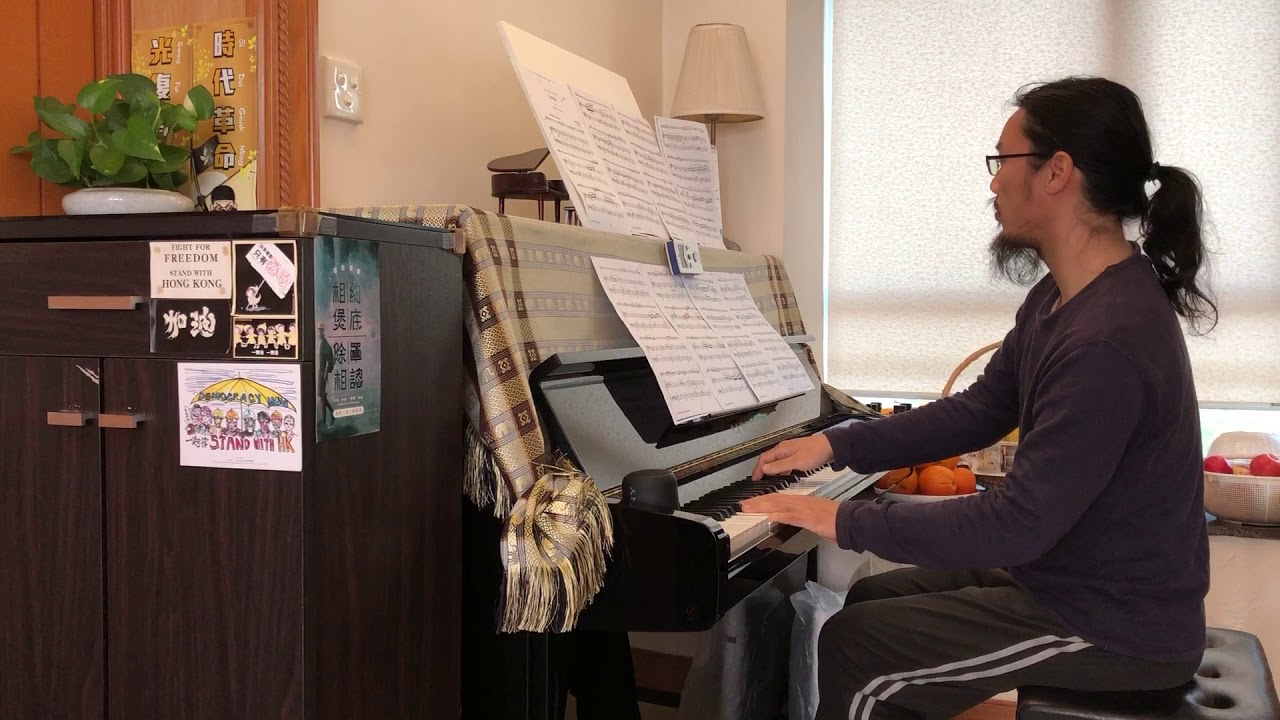 Mel Bonis: Sonata for Flute and Piano - 1st Movement - Piano Part [Moderate Tempo]