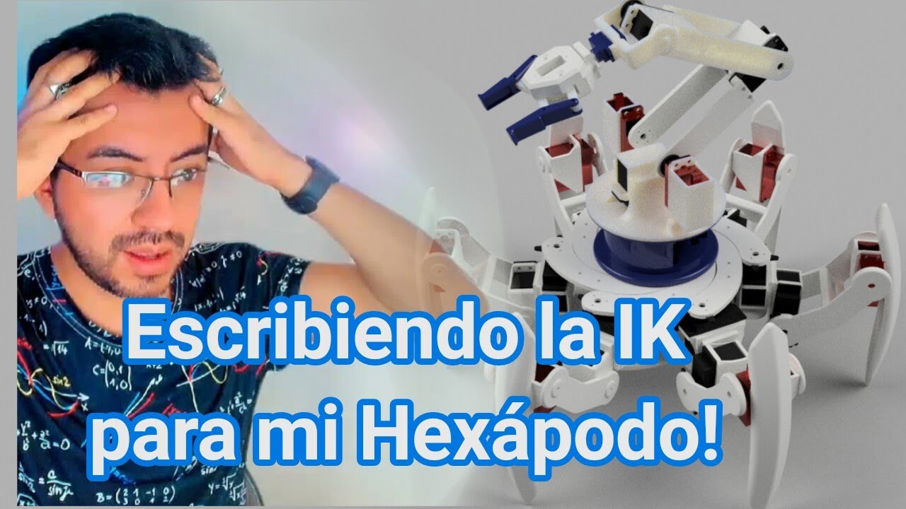 Hexápodo Arduino, Cinemática Inversa para robots con extremidades, Programación Avanzada.