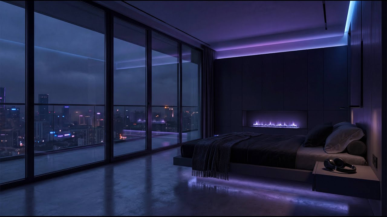 Поздняя ночь Smooth R&B 🌙 Спокойная атмосфера для концентрации | 1-часовая сессия