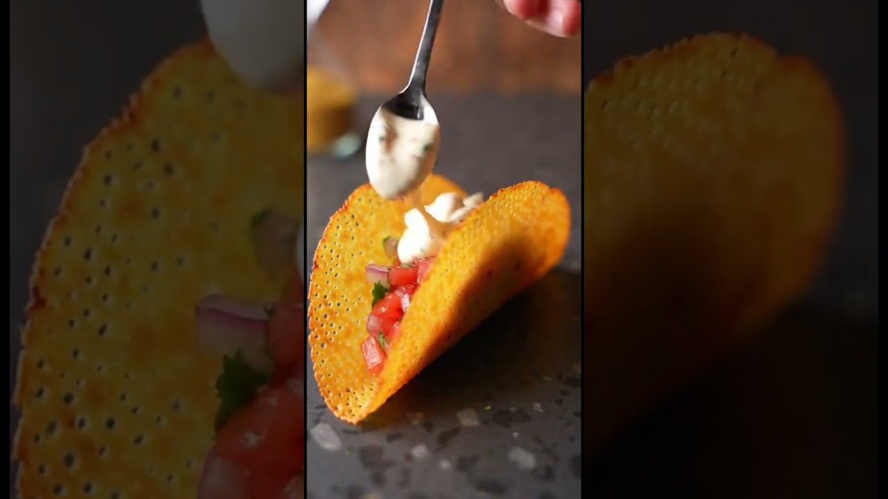Тако с сырными хрустящими клецками (тест на сцепление с соусом + тест на липкость) 