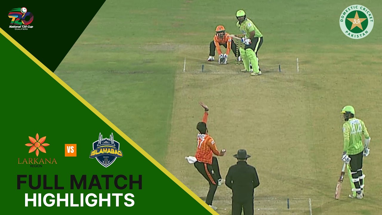 Full Highlights | Larkana vs Islamabad | National T20 Qualifier | Match 2 | MZA1T