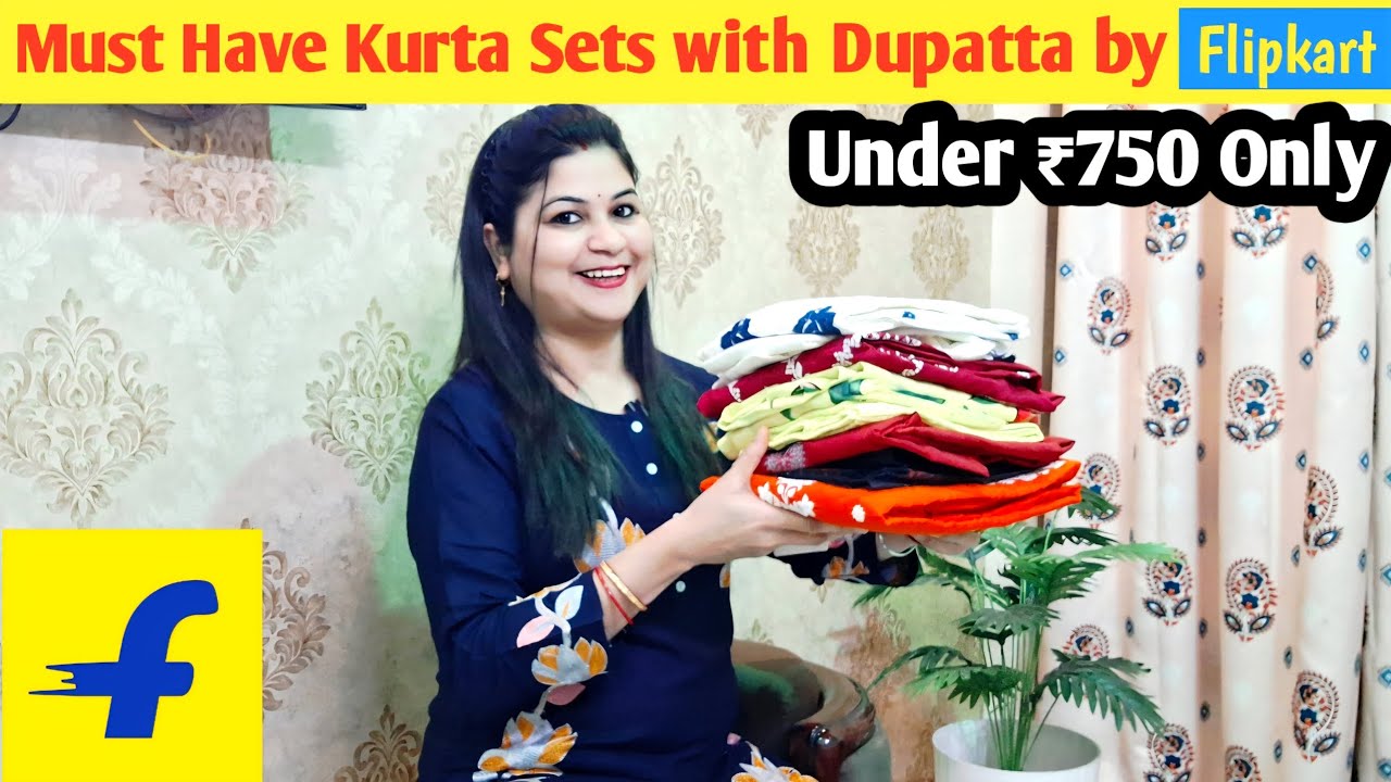 Stylish & Affordable Kurta Sets with Dupatta from Flipkart 💖 Latest Flipkart Kurta Sets Haul ✨