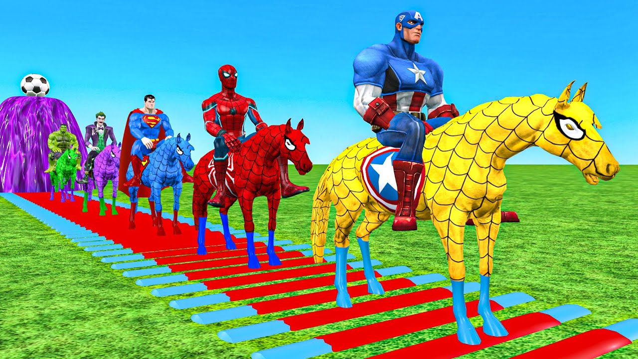 Ultra Long Slide Game With Cow Elephant Gorilla Hippopotamus Tiger 3d Animal Game Funny 3d Animals