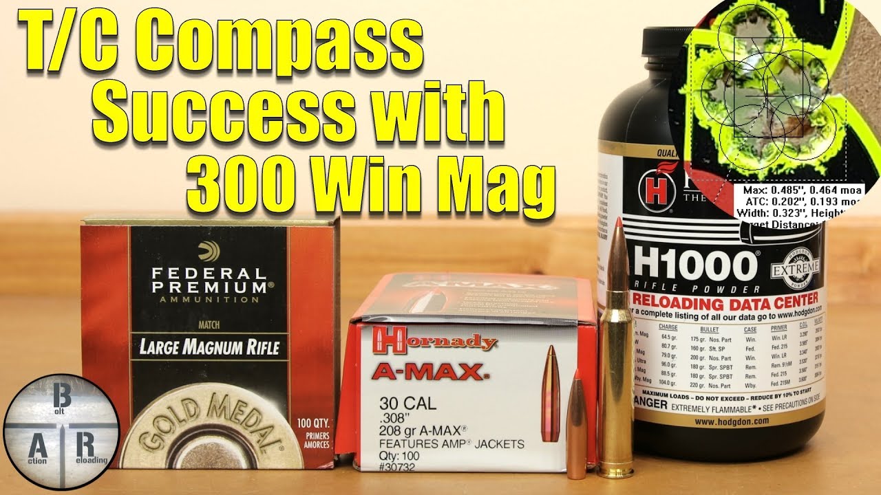 Thompson Center Compass - 300 Win Mag Hornady 208 with Hodgdon H1000 Load Development