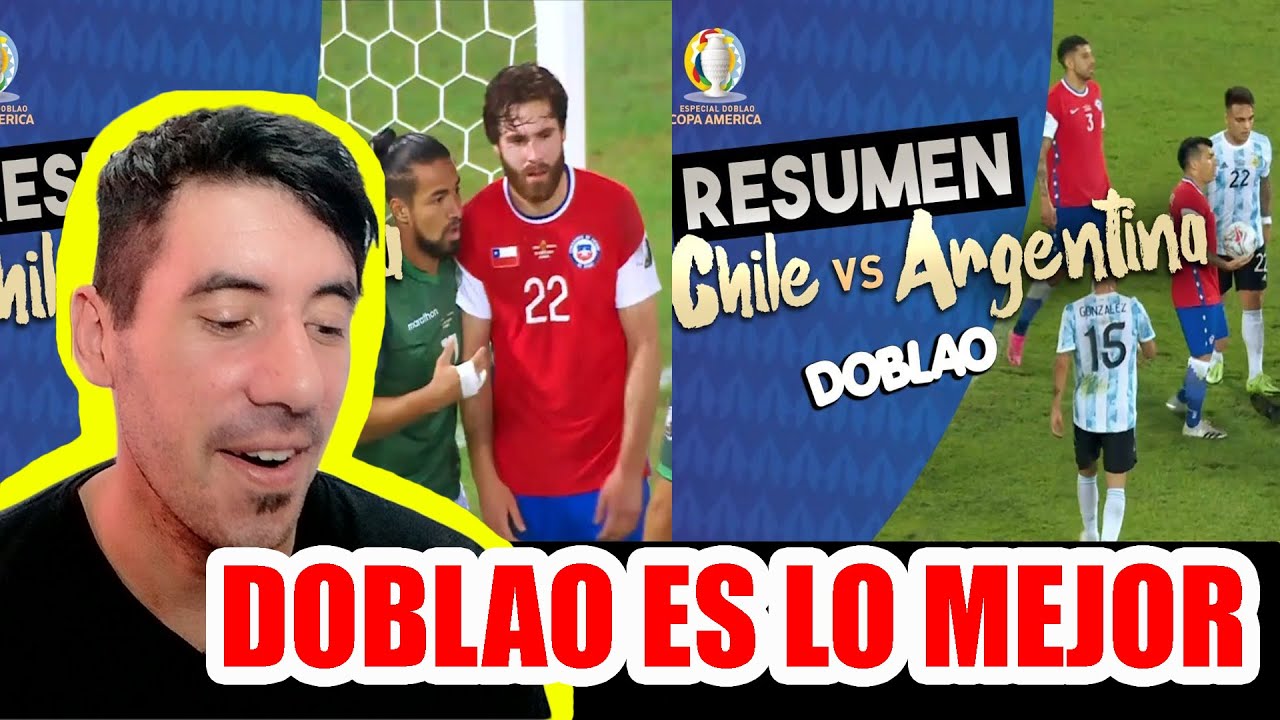 ARGENTINO REACCIONA 😂 resumen CHILE VS BOLIVIA Y ARGENTINA DOBLAO