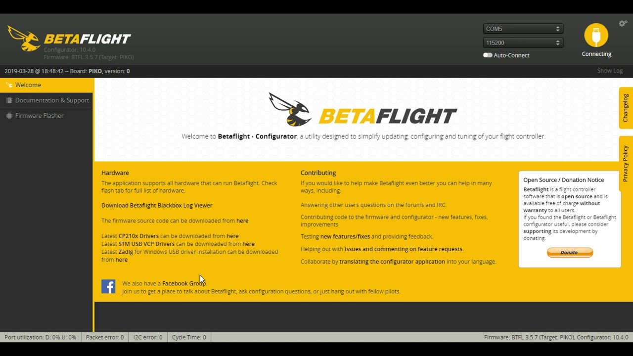 Spektrum Receivers in Betaflight