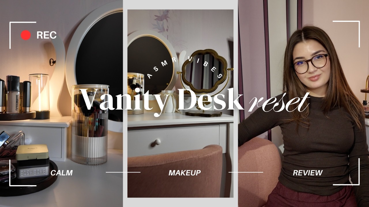 Resetting My Vanity Desk 🤍 | Slow & Relaxing ASMR