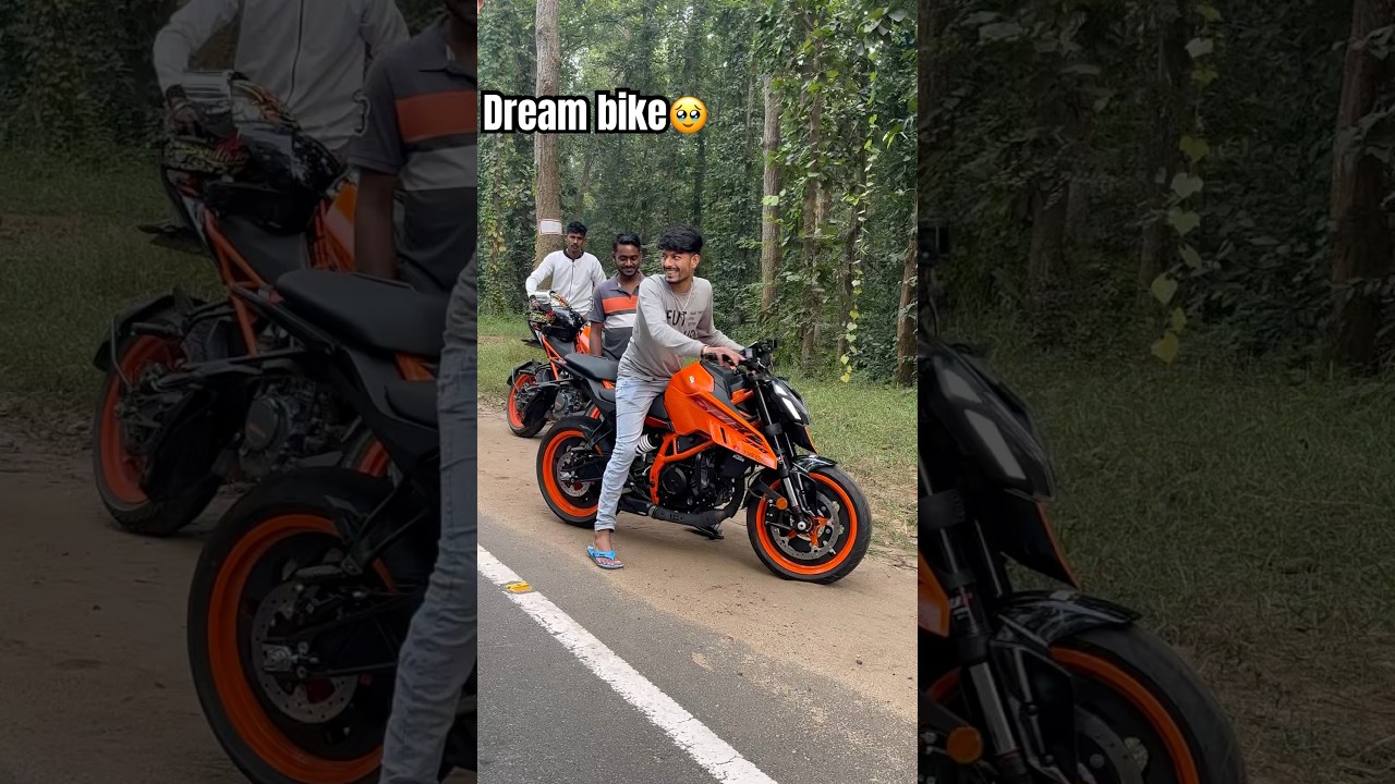 bro so happy🥰 Dream bike duke 390🥹🫶🏻 #shorts #duke #dream #trending #bike #explore #bikelover