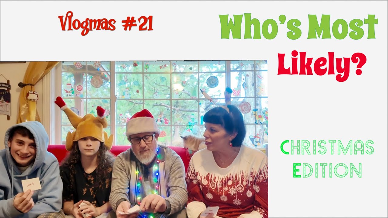 VLOGMAS #21: Кто наиболее вероятен? РОЖДЕСТВЕНСКИЙ ВЫПУСК 🎄🎅🏻🐔