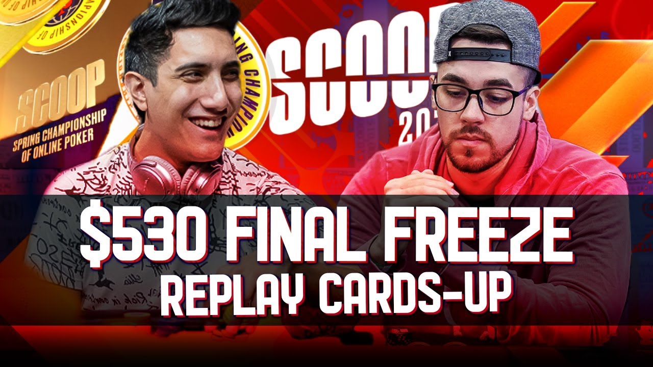 SCOOP 2022 105-H $530 Final Freeze Negriin | Fold Machiii | daltonhb NLHE Replay CARDS-UP $250k Gtd