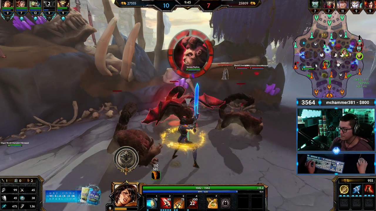 HAMMER BUILD POPS OFF! - Smite
