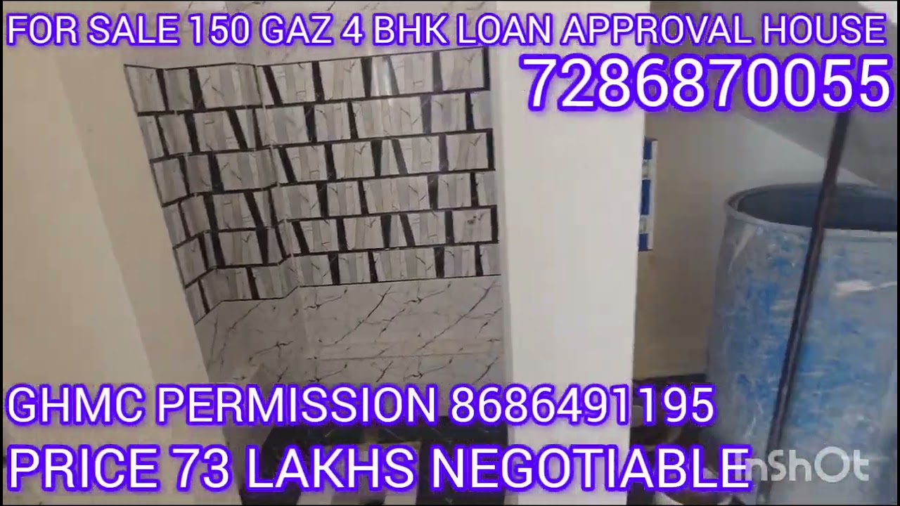 For sale 150 Gaz 4 BHK loan approval house 
