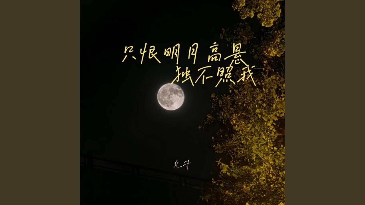 只恨明月高悬独不照我