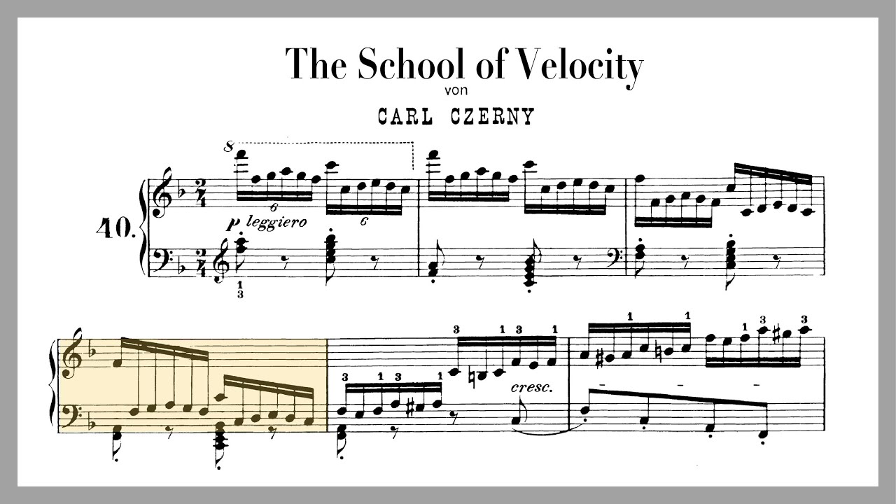 The ULTIMATE final etude from Czerny's Op. 299! (Op. 299, No. 40 from The School Of Velocity)
