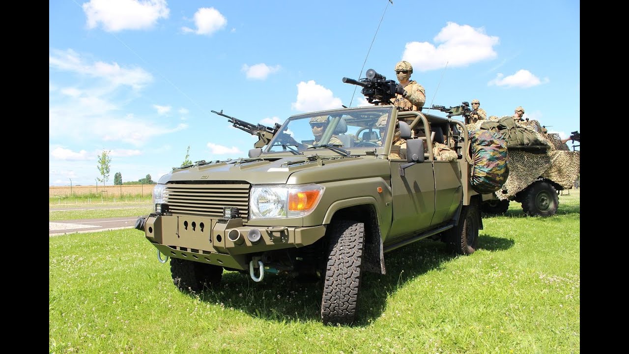 Belgian Defense Minister Steven Vandeput unveils new FOX vehicle for Special Operations Forces
