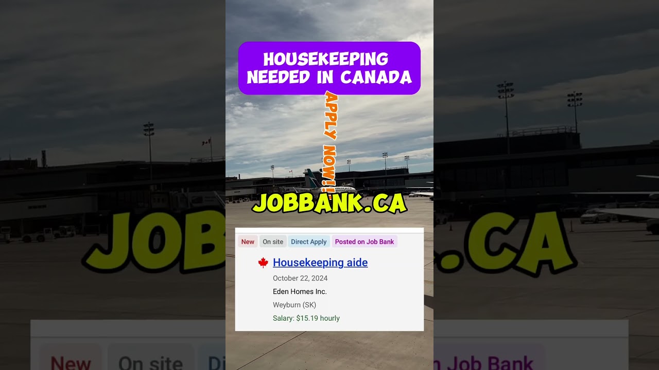 Housekeeping Needed in Canada I Buhay Canada #shorts