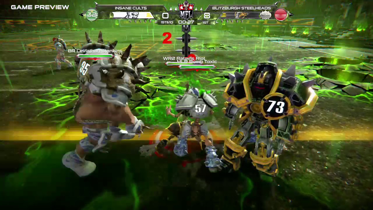 Mutant Football League (MFL) Gameplay