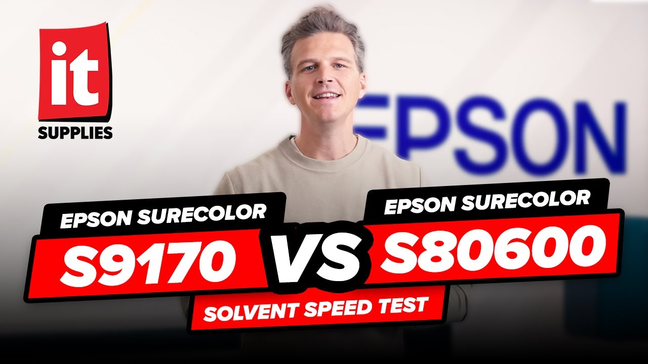 Epson SureColor S9170 vs S80600 — Solvent Speed Test