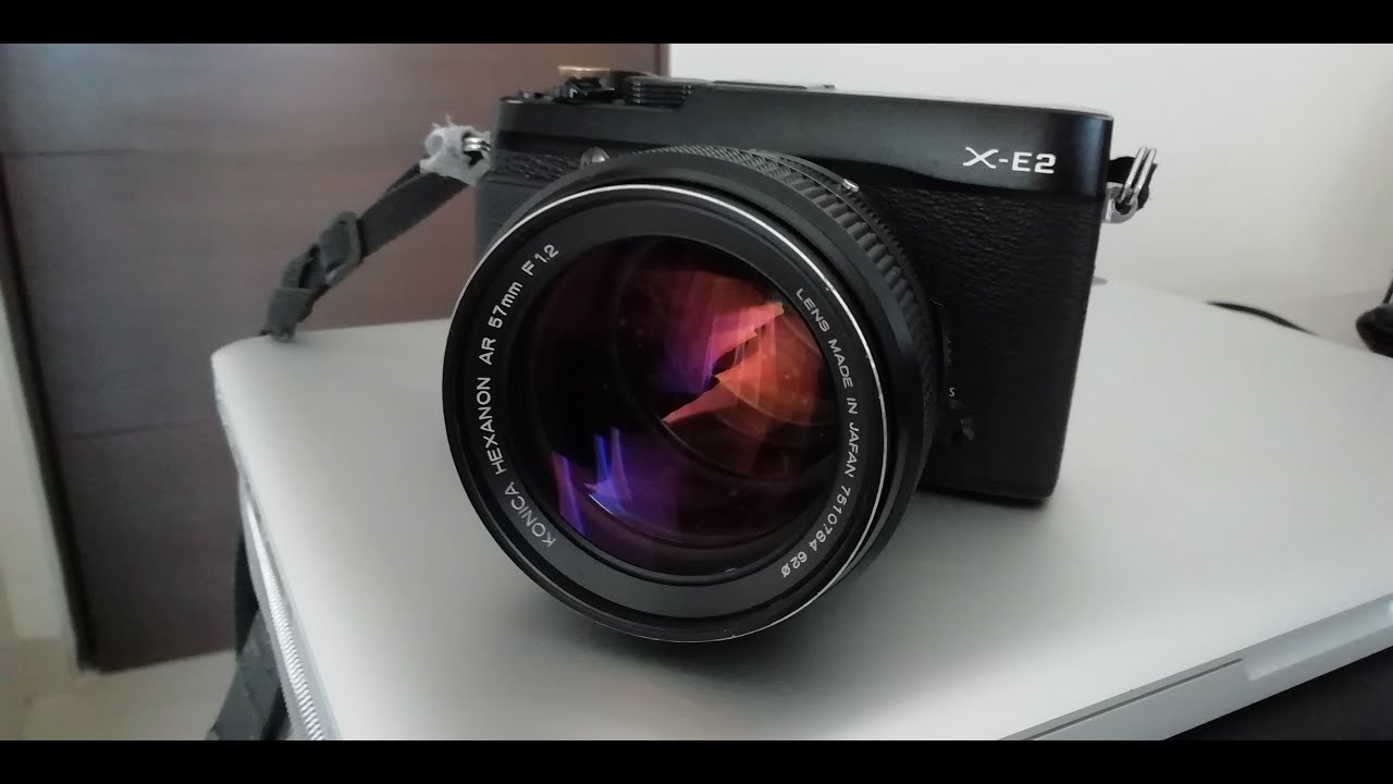 Real Vintage look! Konica 57 mm f/1.2 glass & Fujifilm X-E2! + My shooting recipes.