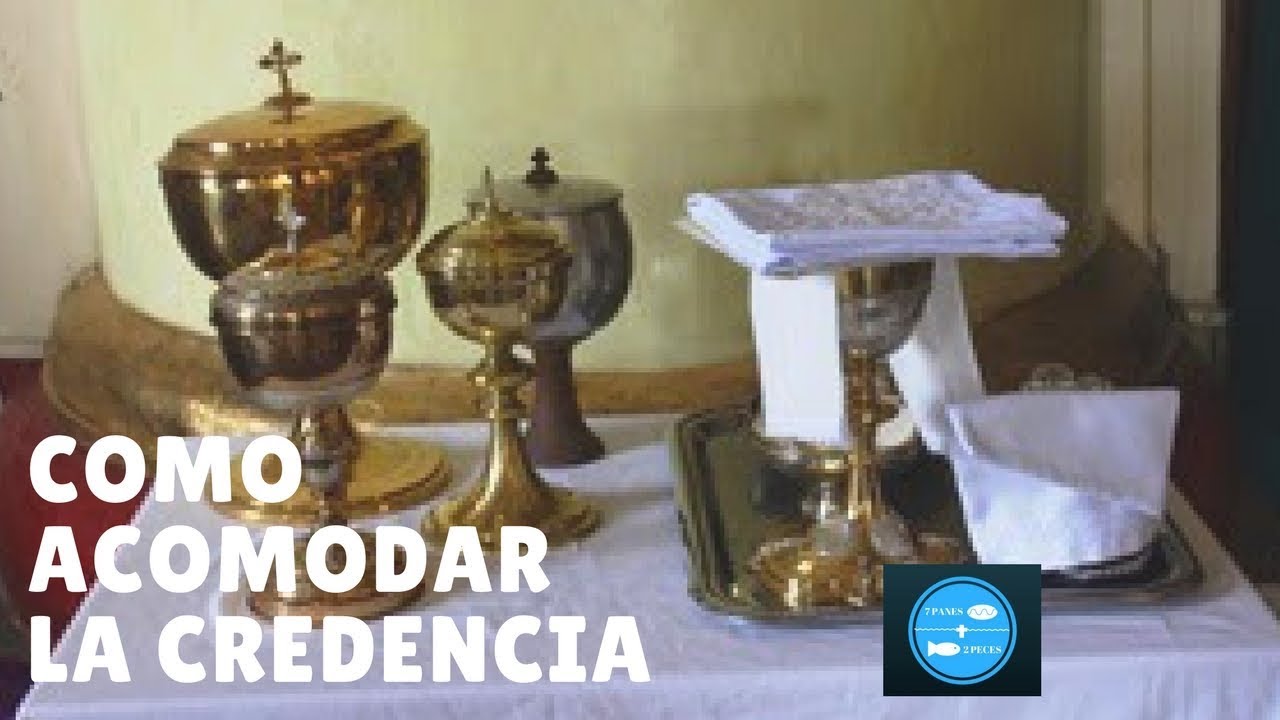 COMO SE PREPARA LO NECESARIO PARA LA SANTA  MISA | ELEMENTOS LITÚRGICOS