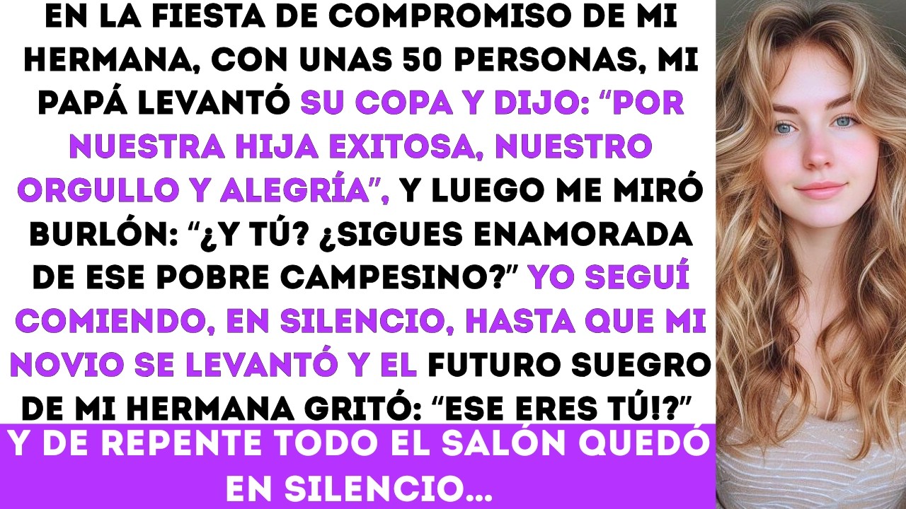 “Mis padres se burlaron de mí en el compromiso de mi hermana… pero entonces el futuro suegro de ella