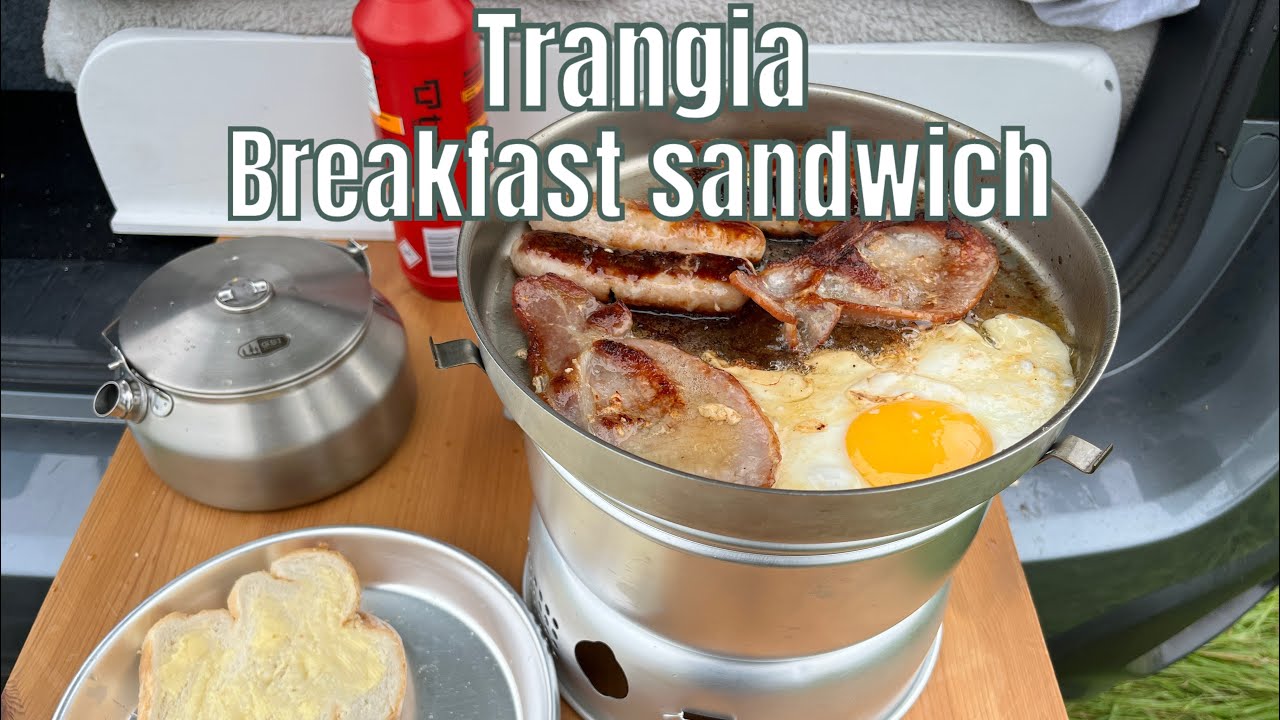 Приготовление пищи на спиртовой плите Trangia 25 Duossal