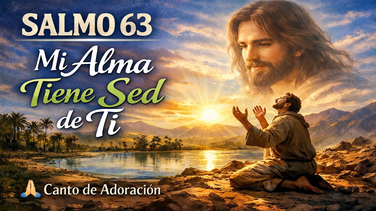 SALMO 63: 🔥 Mi Alma Tiene Sed de Ti  |  Canto de Adoración Profundo