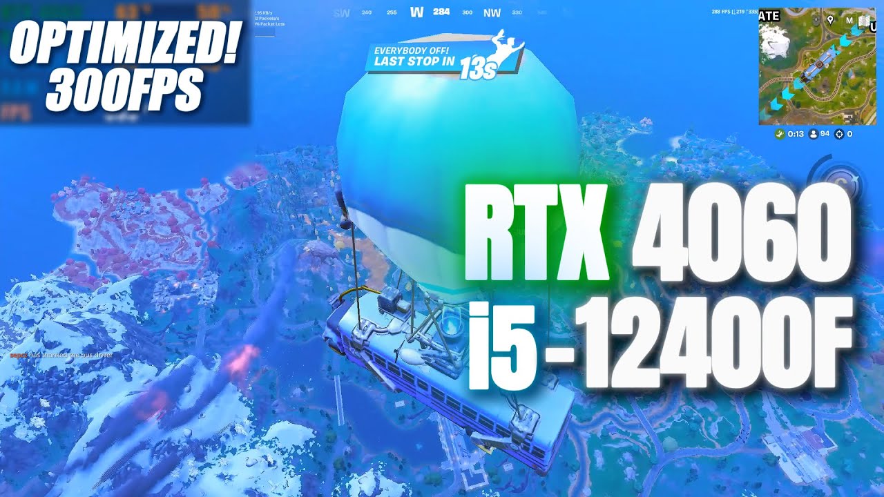 i5-12400F+RTX 4060\Fortnite Chapter 6\Performance mode