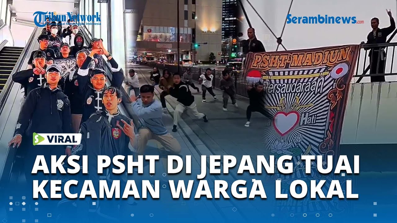 VIRAL Aksi PSHT di Jepang Bikin Malu! Banjir Kritik usai Pasang Spanduk Besar di Tempat Umum