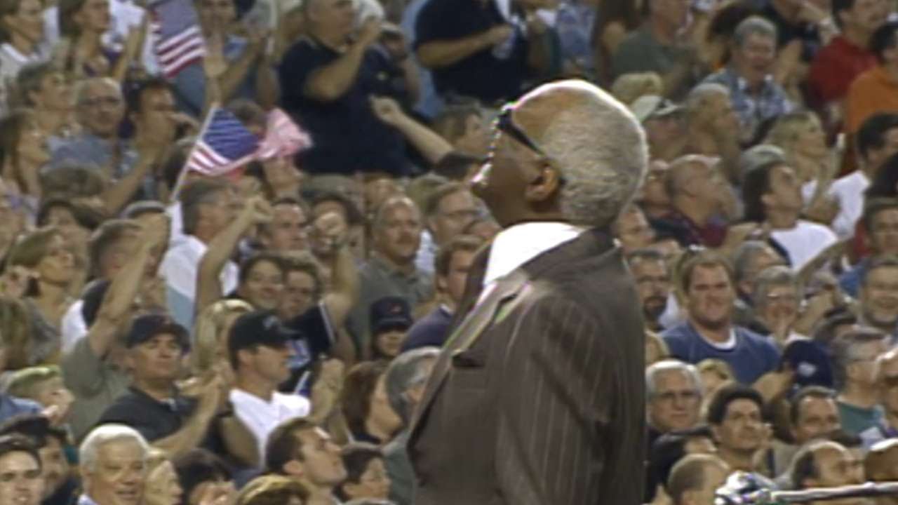 Ray Charles performs 