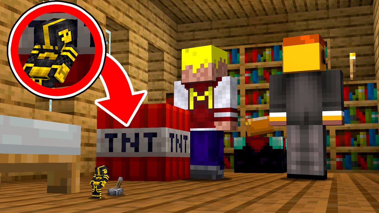 TROLLEO A MIS AMIGOS SIENDO DIMINUTO EN MINECRAFT 😂 *NO ME PUEDEN VER*