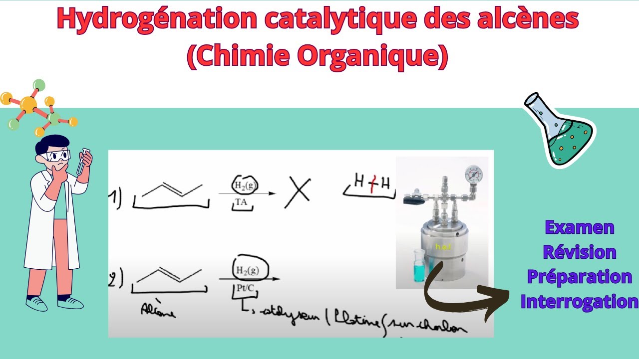 Chimie Organique (Exercice 10): Hydrogénation catalytique des alcènes