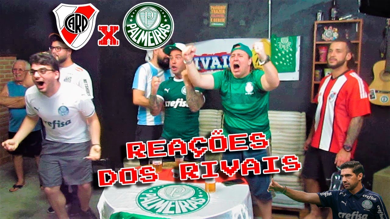 #RiverPlate #palmeiras #reação  REACT - REAÇÕES: RIVER 0 x 3 PALMEIRAS COPA LIBERTADORES - OS RIVAIS
