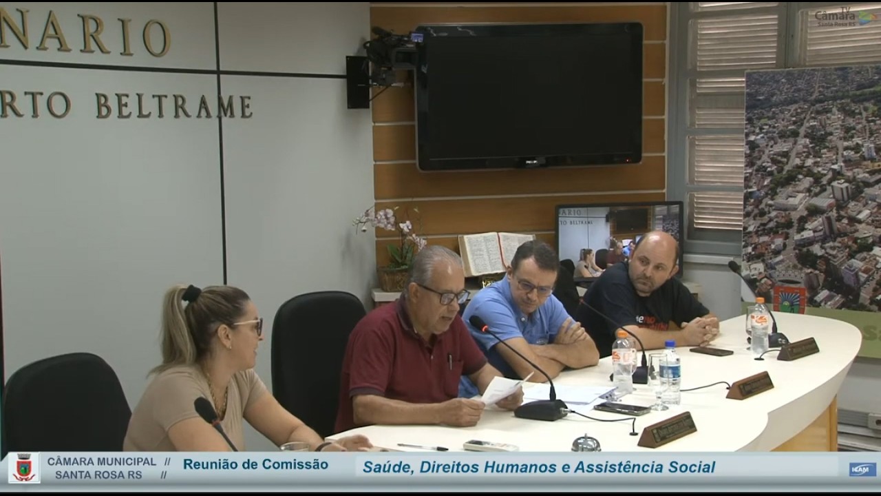 Reunião Comissão - Saúde, Direitos Humanos e Assist. Social