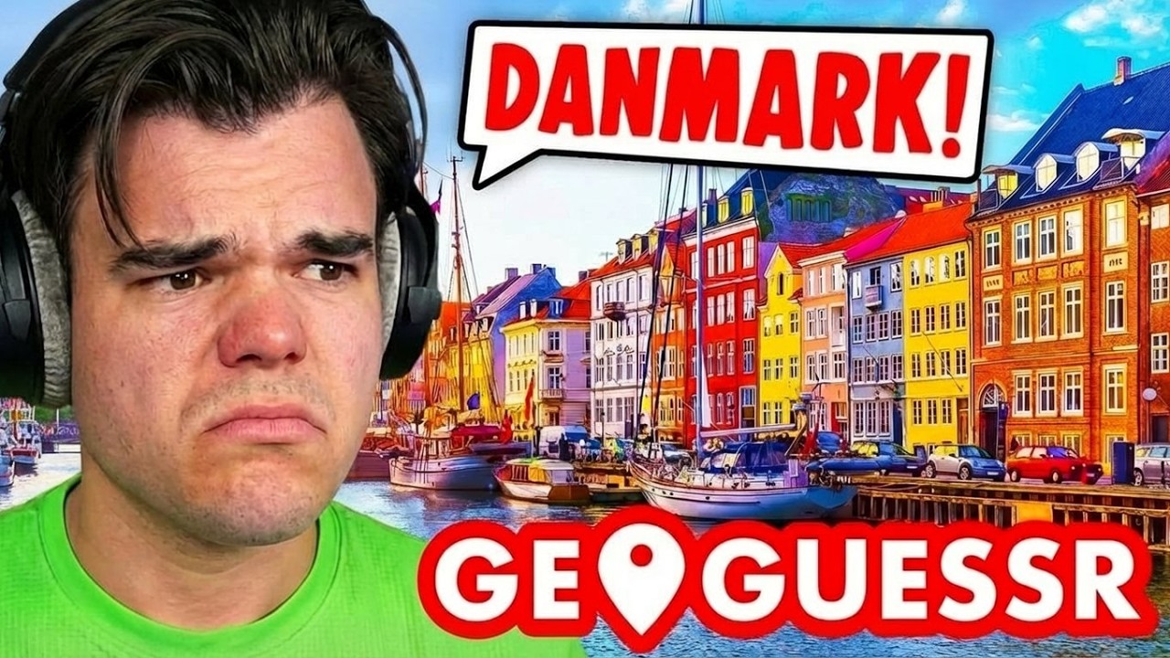 Jelly Prøver GEOGUESSR i Danmark...