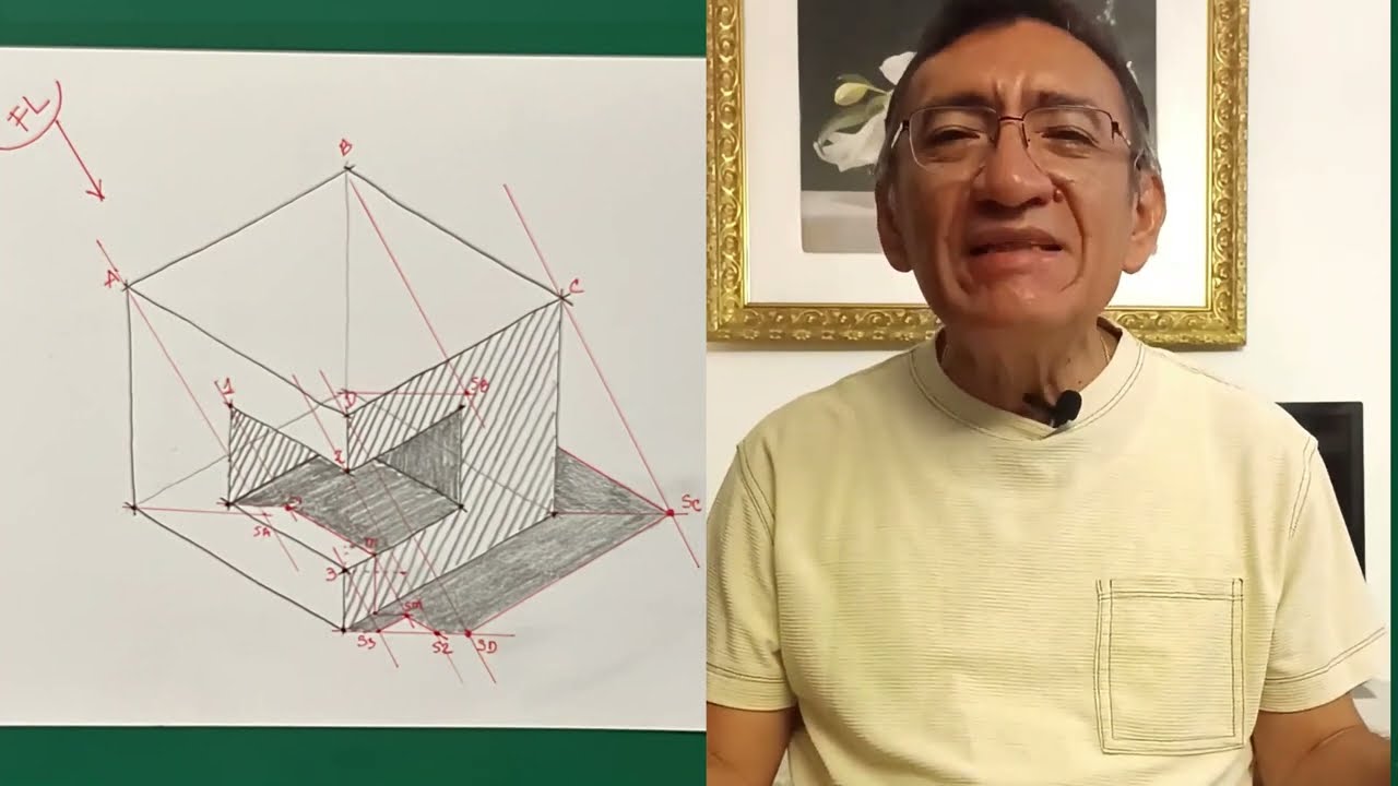 ¡Regreso triunfal! Ejercicio de sombras en PROYECCIÓN AXONOMÉTRICA: Cubo con Extracción ☀️🎨