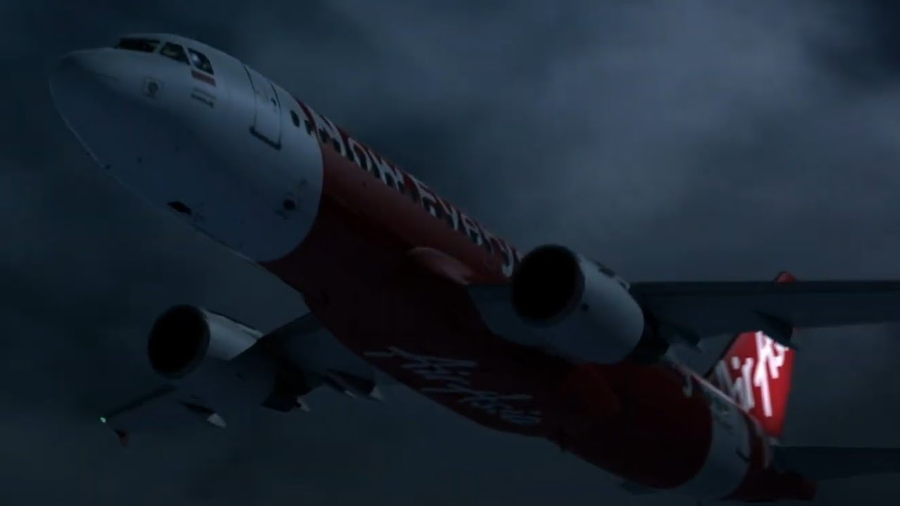 Indonesia AirAsia Flight 8501 - Crash Animation