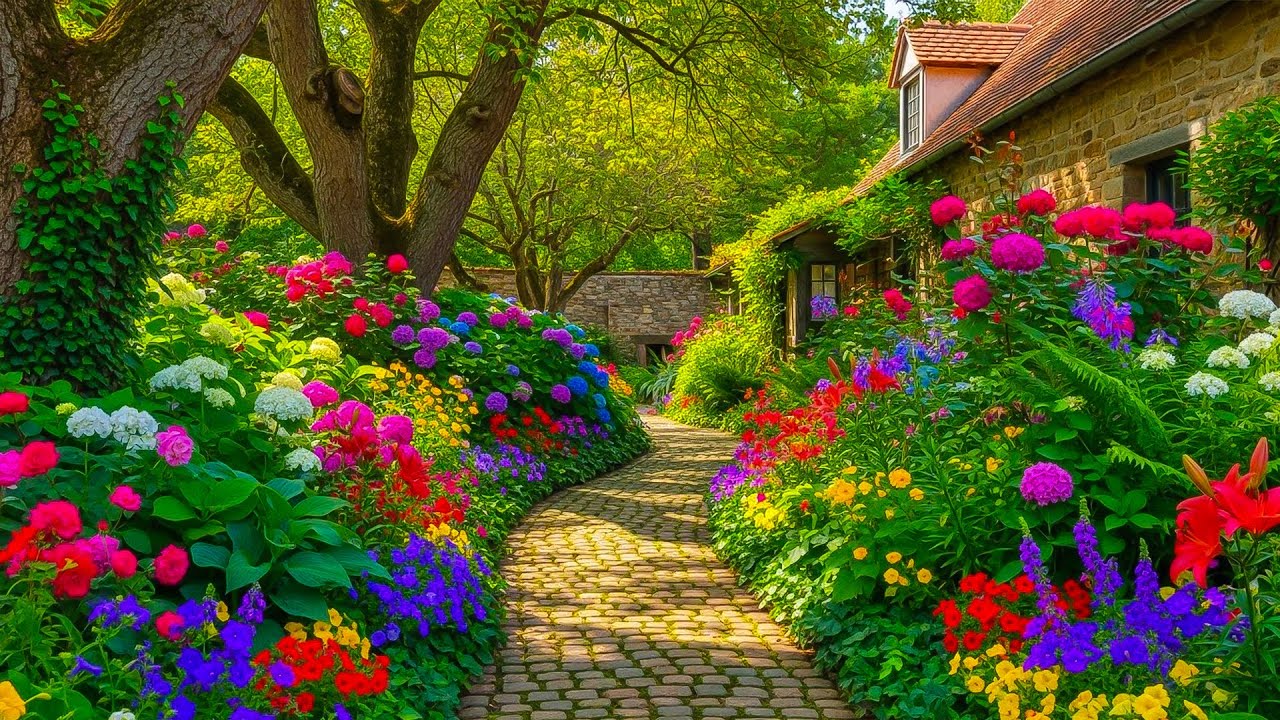 Beautiful Garden Morning 🌿 Relaxing Piano Music for a Peaceful & Happy Day