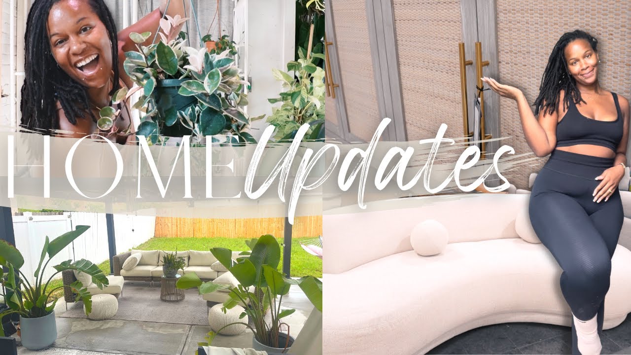 *NEW* HOME DECOR VLOG | BACKYARD PATIO UPDATE | NEW FENCE | SHOP WITH ME | HOMEGOODS LUXURY FINDS !