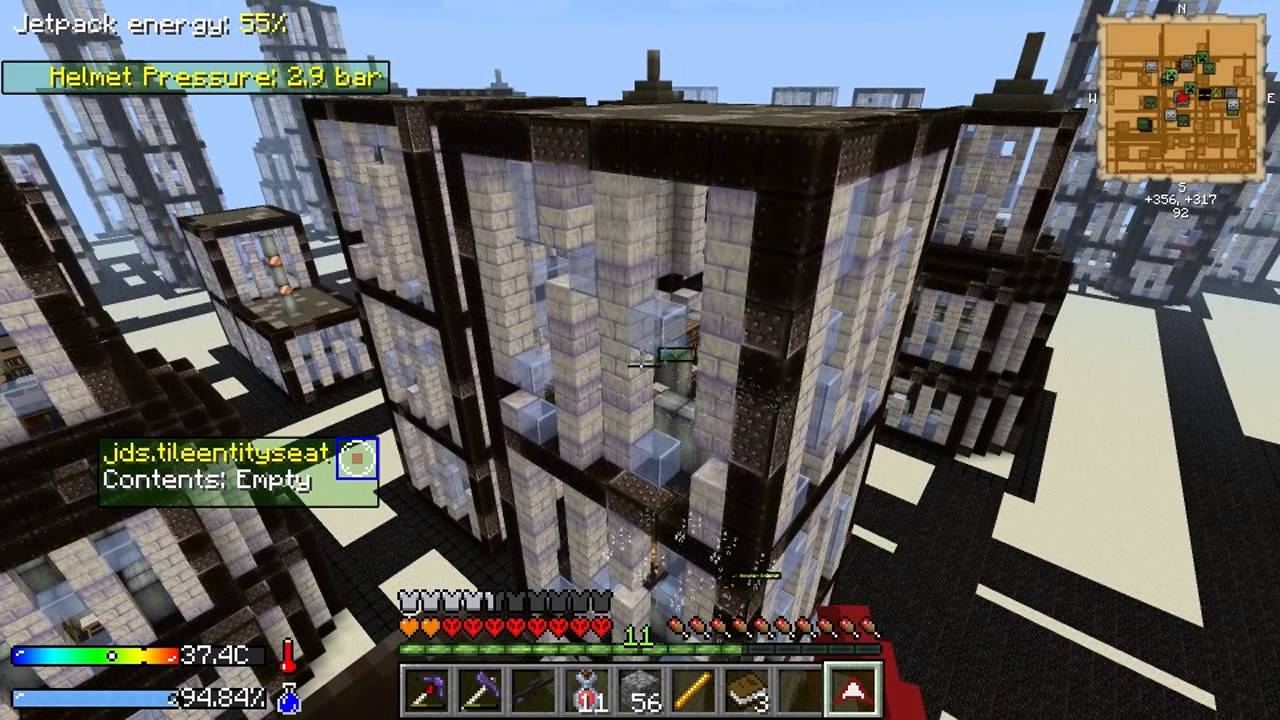 Minecraft - Crash Landing #12: City Raiding