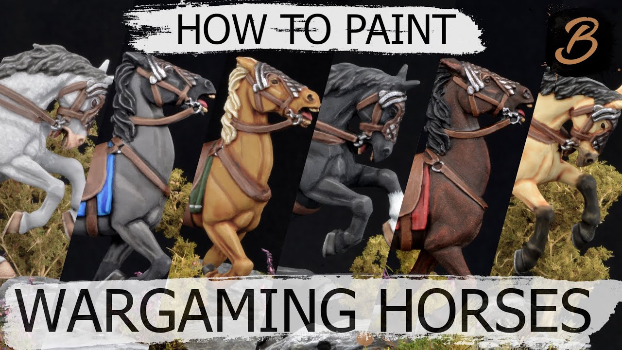 HOW TO PAINT WARGAMING HORSES: A Step-By-Step Guide