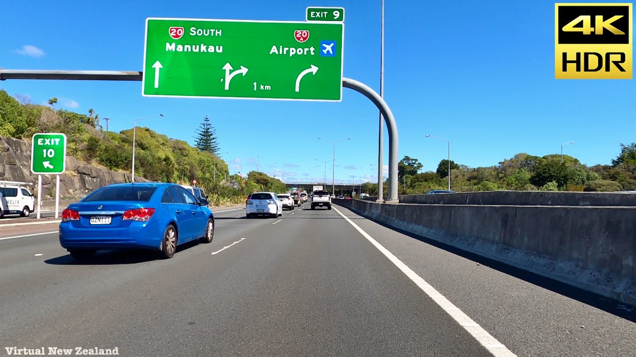 【4K HDR】Driving From St Luke To Auckland Airport New Zealand!