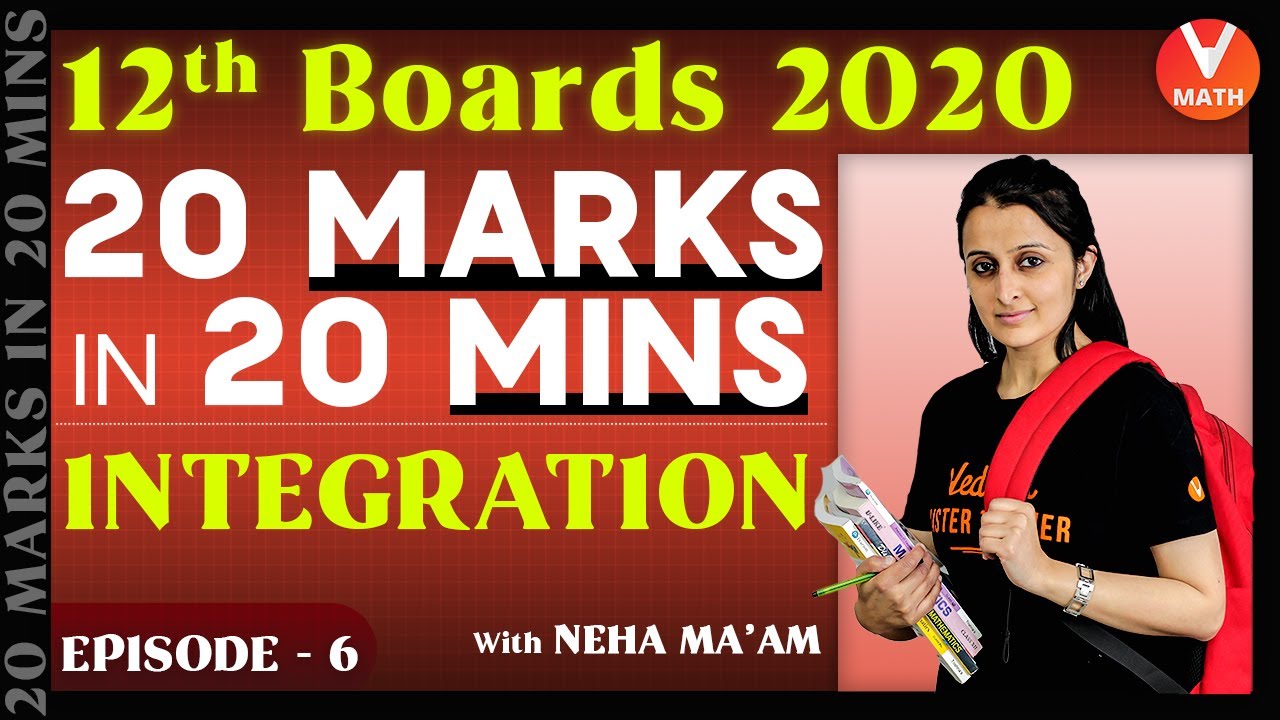 Integration Objective Questions | CBSE Class 12 Maths | 20 Marks in 20 Mins | Vedantu Math
