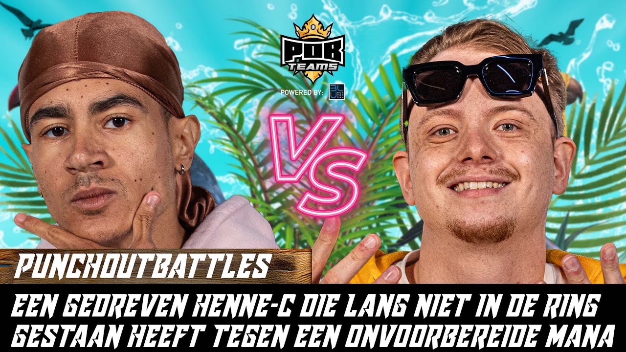 Mana (Team België)  vs Henne-C (Barz4days) | Punchoutbattles Teams