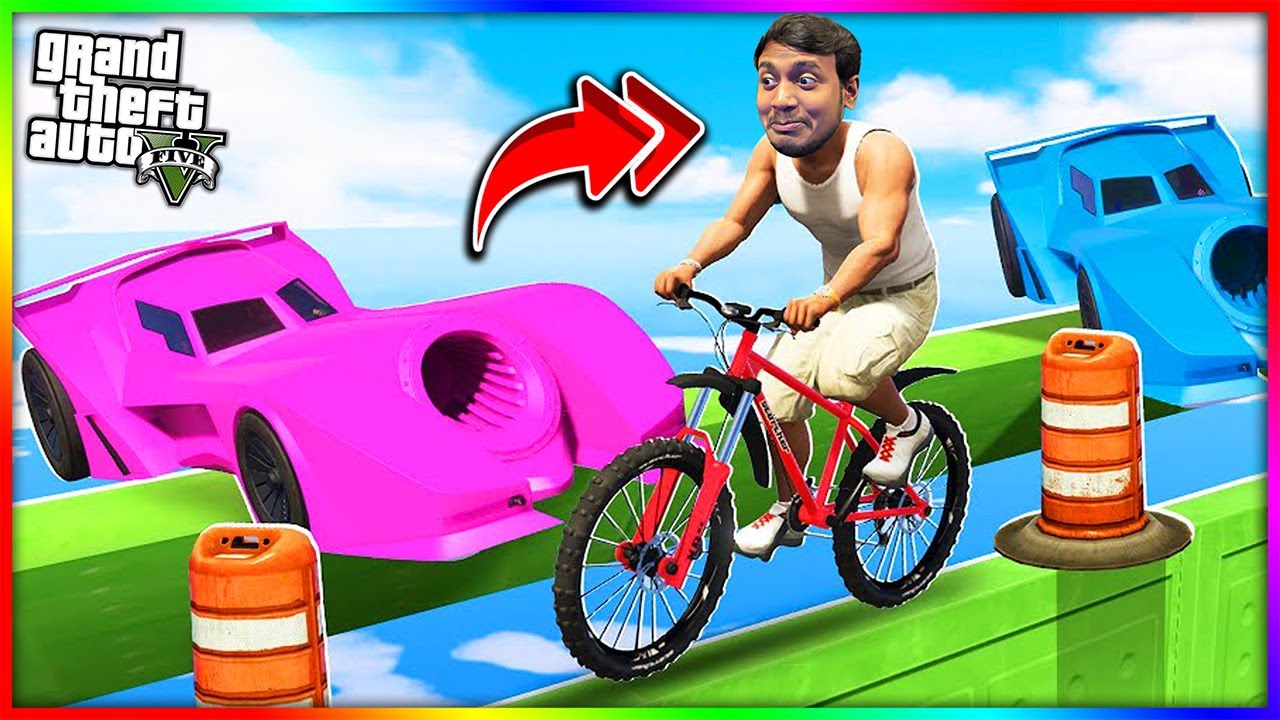 GTA 5 BMX VS CARS