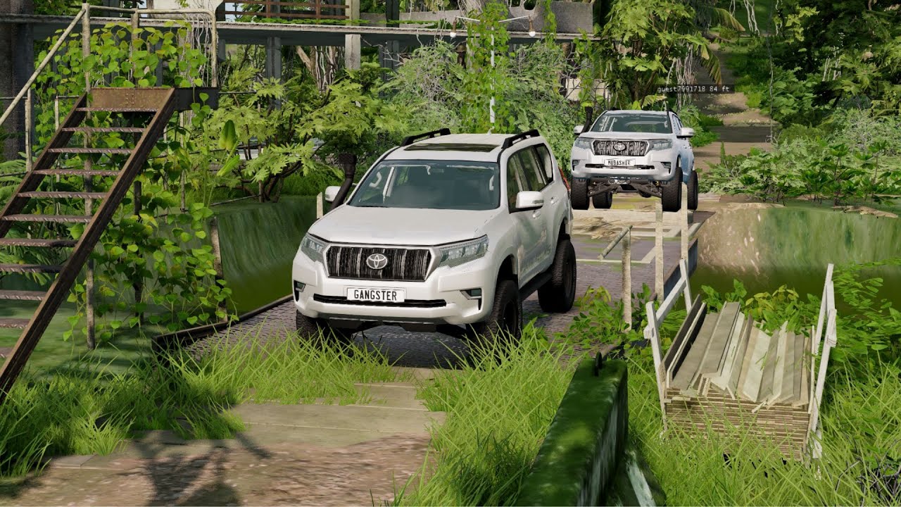 What Happens When You Take the LAND CRUISER PRADO to the LIMIT on BEAMNG MULTIPLAYER