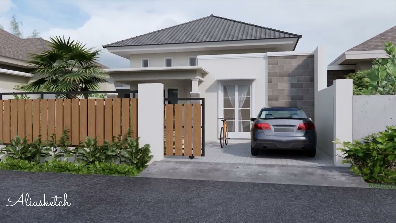 Rumah minimalis 10 x 16 meter dengan interior